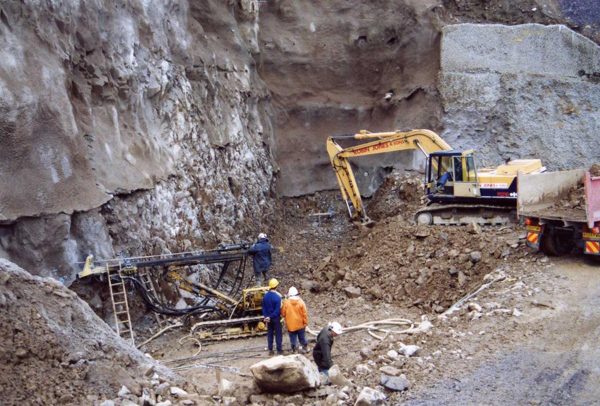 Pen-y-Clip Tunnel, A55 North Wales Coast Road 