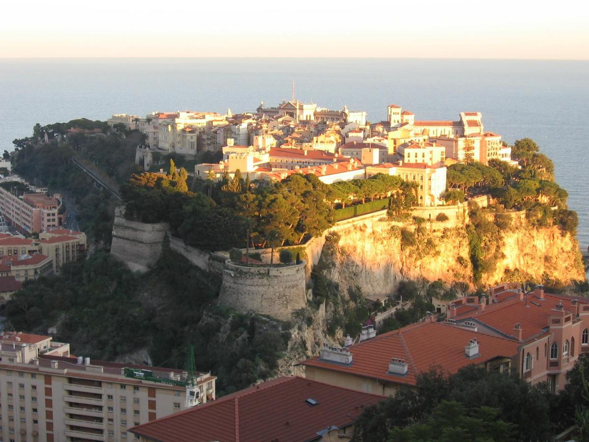 Old town and Prince's Palace of Monaco 