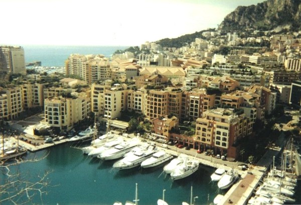 The Fontiveille section of Monaco built entirely on a 22 hectare landfill including a port 