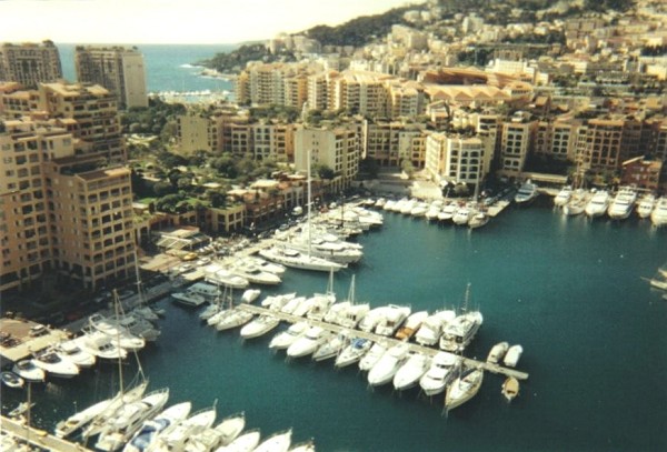 The Fontiveille section of Monaco built entirely on a 22 hectare landfill including a port 