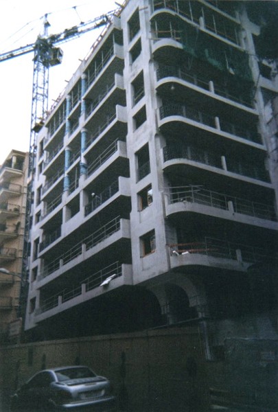 Construction de la résidence «Victor Palace»facade sur l'Avenue de Grande-Bretagne Construction de la résidence «Victor Palace» facade sur l'Avenue de Grande-Bretagne