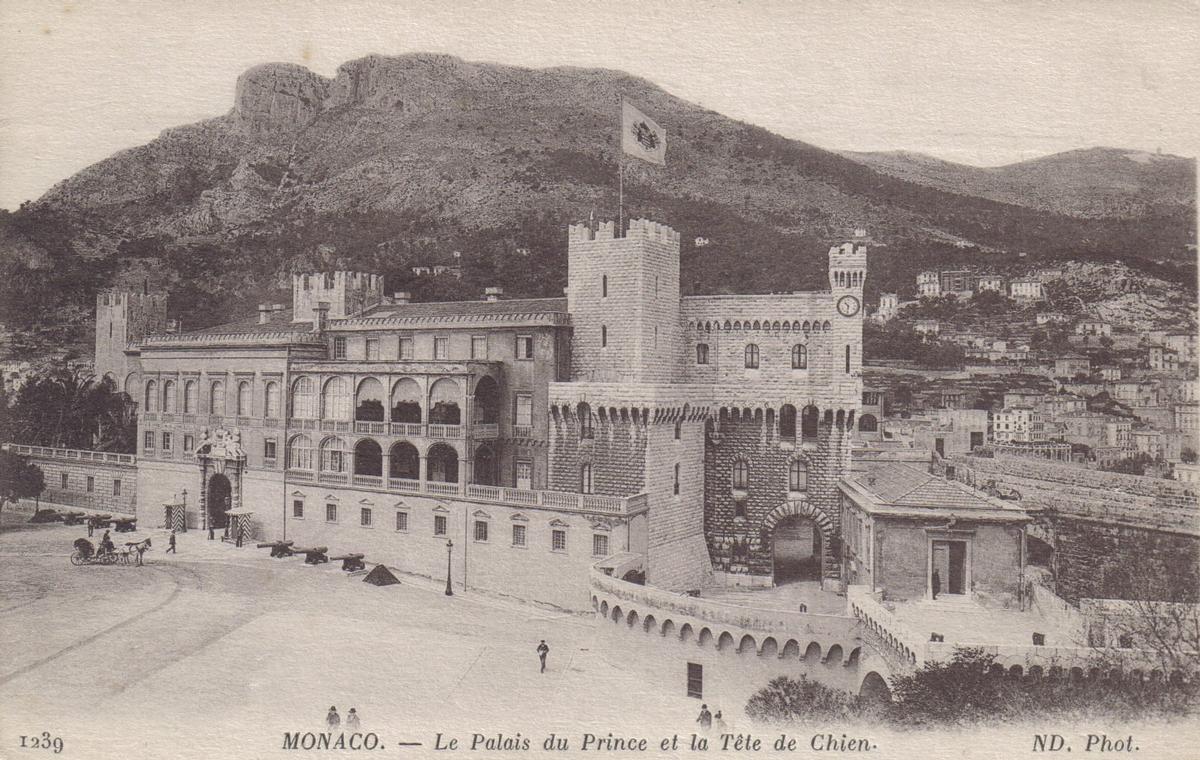 ND Phot. - 1239 Monaco Le Palais du Prince et la Tete de Chien 