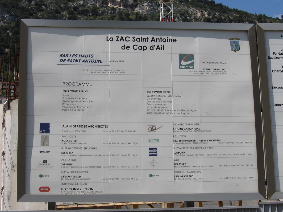 ZAC Saint-Antoine, Cap-d'Ail, Alpes-Maritimes 