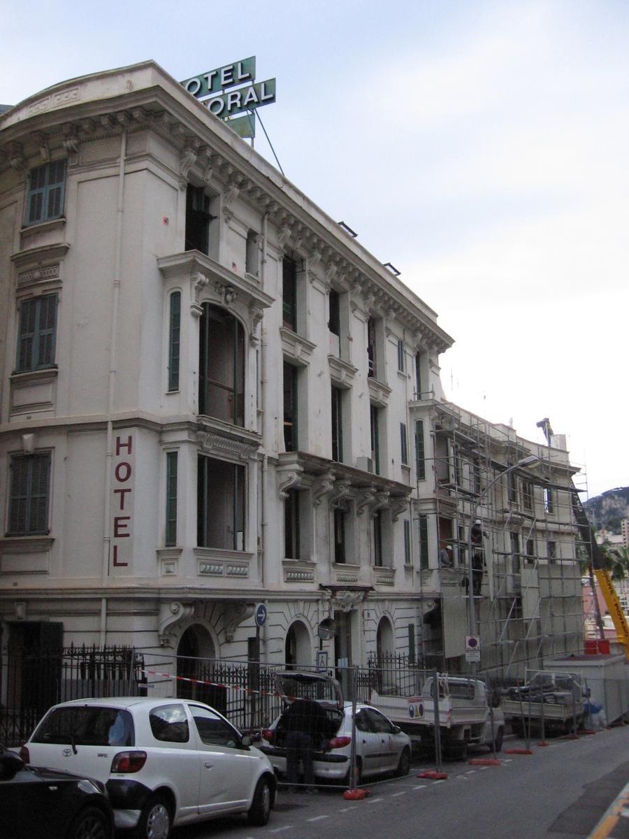 Hôtel BalmoralTravaux de déconstruction, Principauté de Monaco 