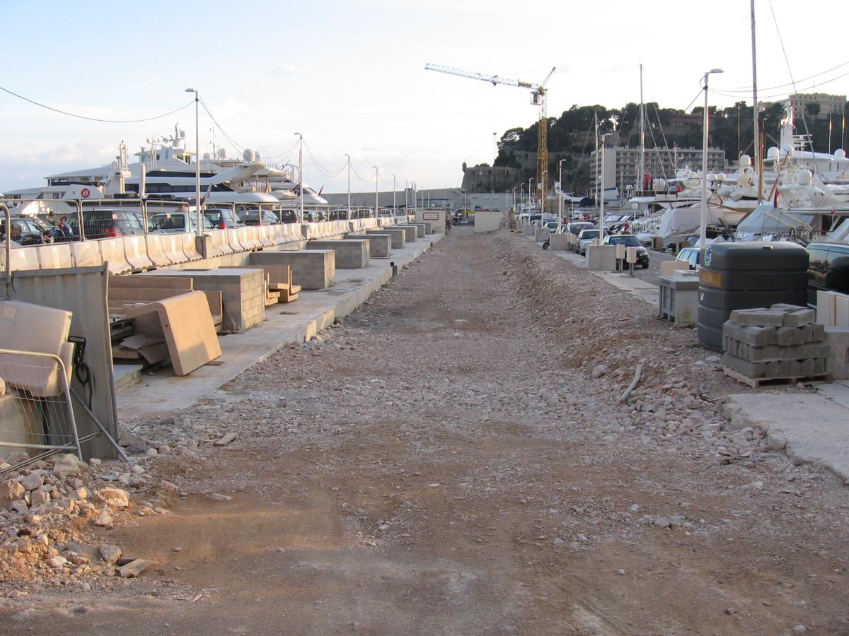 Vergrößerung des Port de la Condamine - Port Hercule 