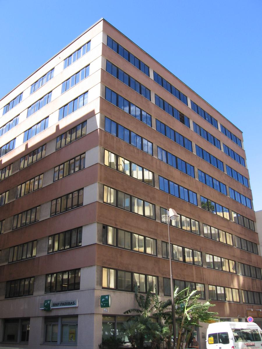 Immeuble Albu (côté Avenue Albert II), Principauté de Monaco 