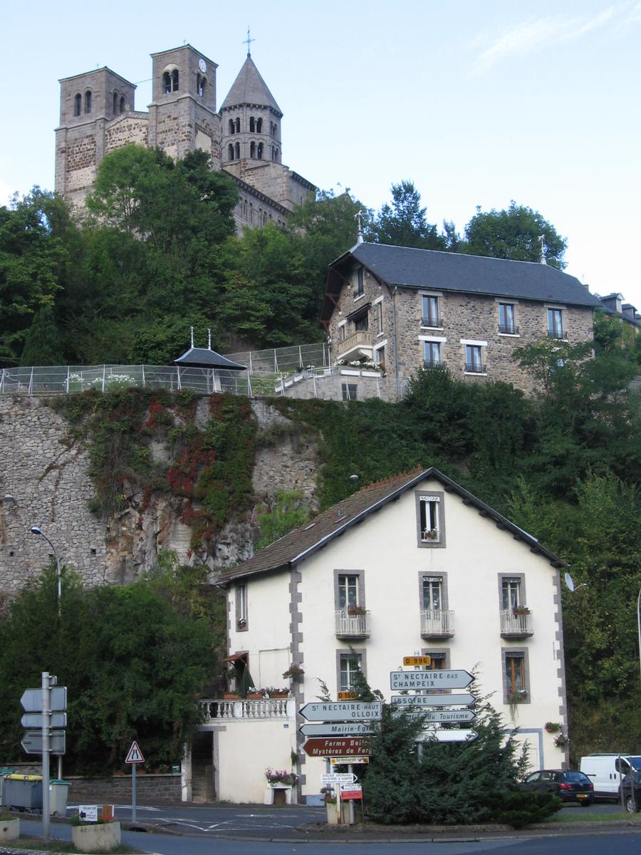 AbbatialeSaint-Nectaire, Puy-de-Dôme (63), Auvergne, France 