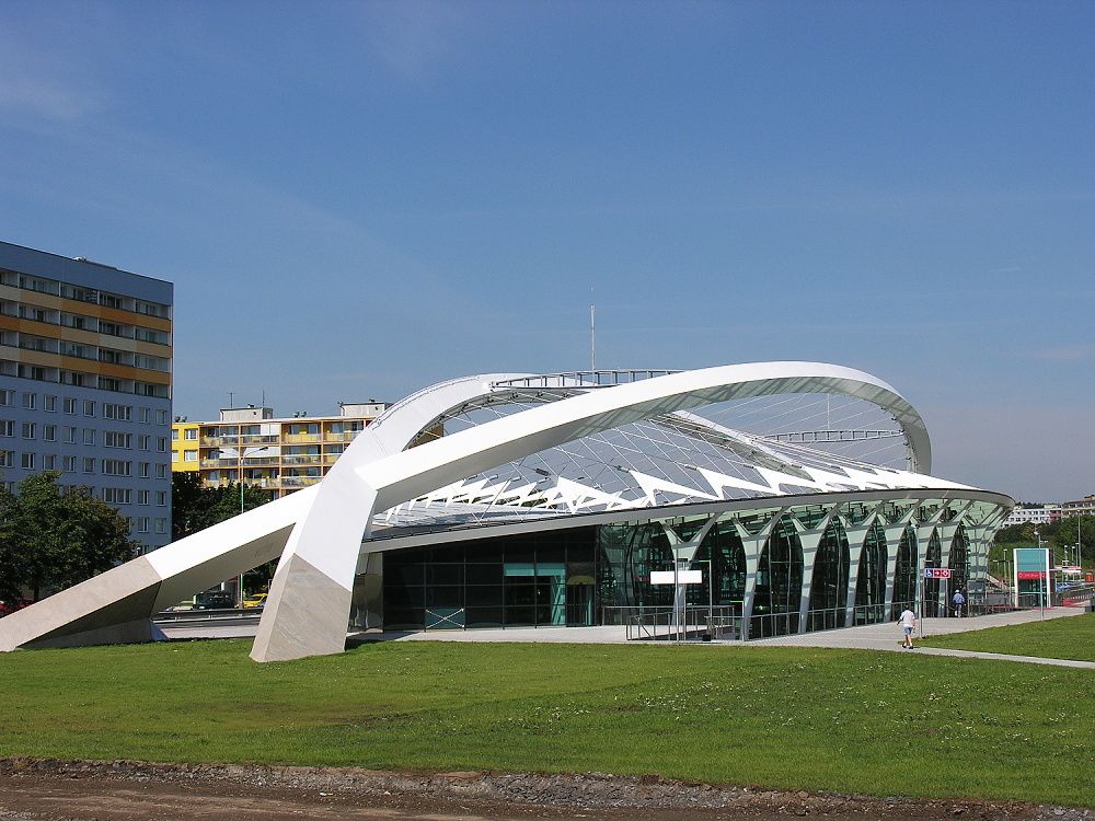 Ligne C du métro de Prague – Station de métro Strizkov 