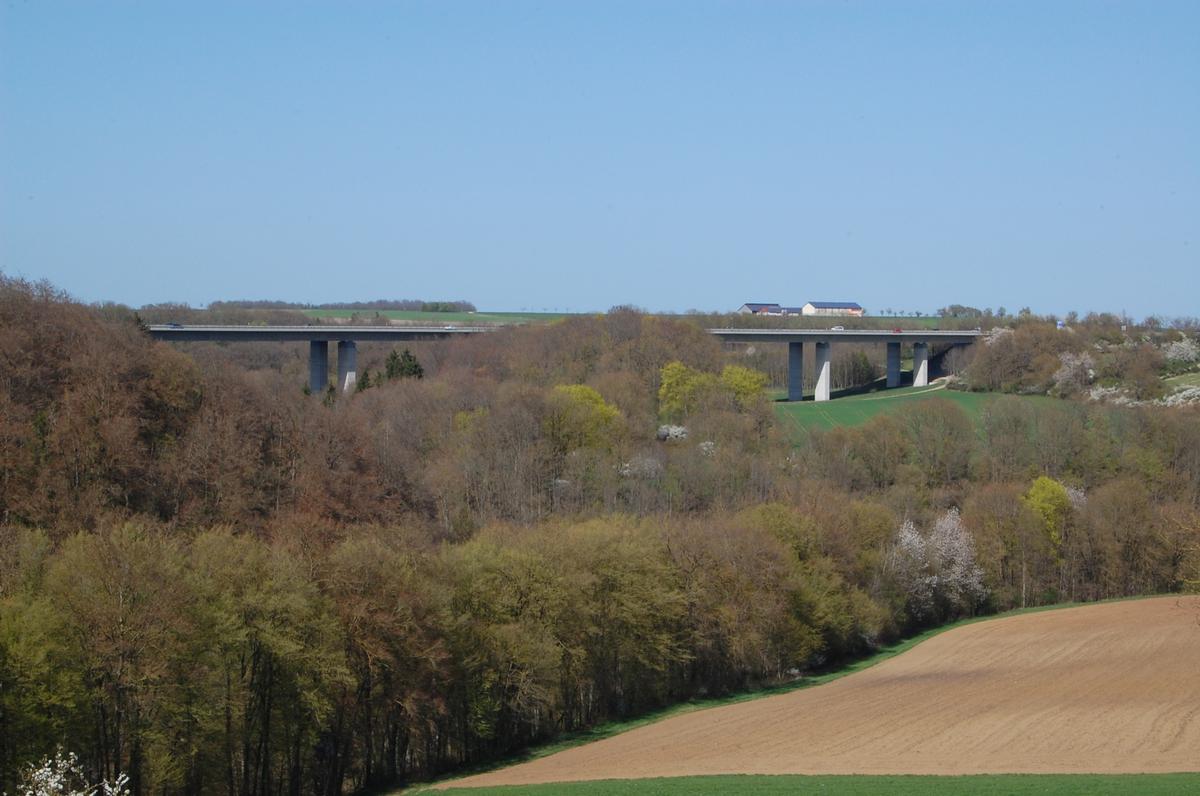 Gronachbrücke bei Crailsheim, Landkreis Schwäbisch Hall, Baden-Württemberg – Ansicht von Süden her 