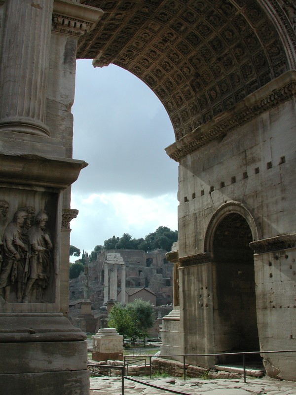 Triumphbogen des Severus, Rom 