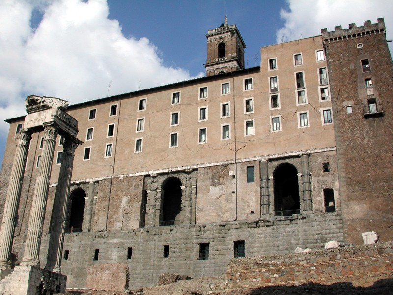 Palazzo dei Conservatori, Piazza del Compidoglio, Rom 