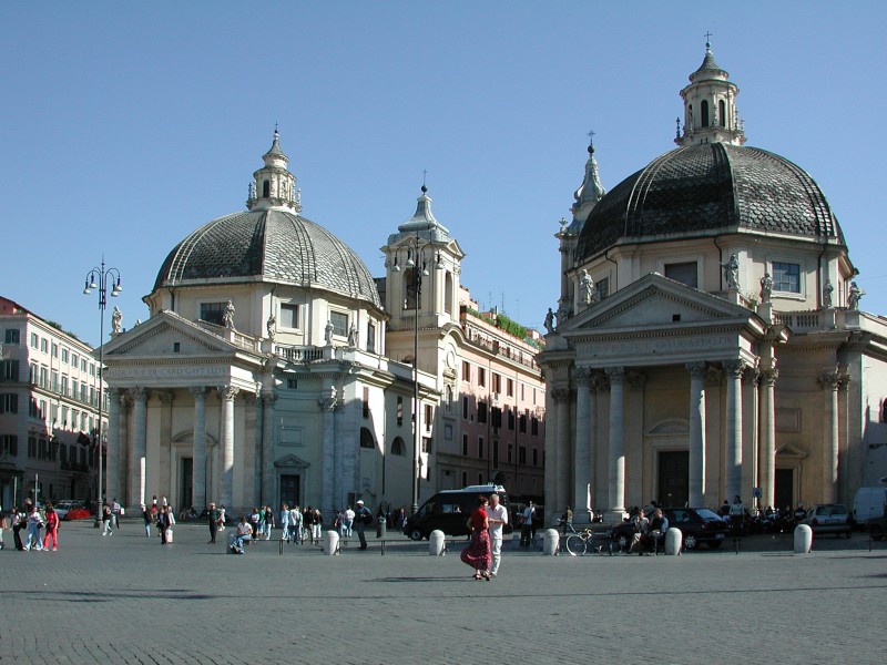 Santa Maria dei Miracoli & Santa Maria di Montesanto, Rome 