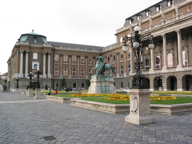 Königspalast des Budaer Schlosses in Budapest 