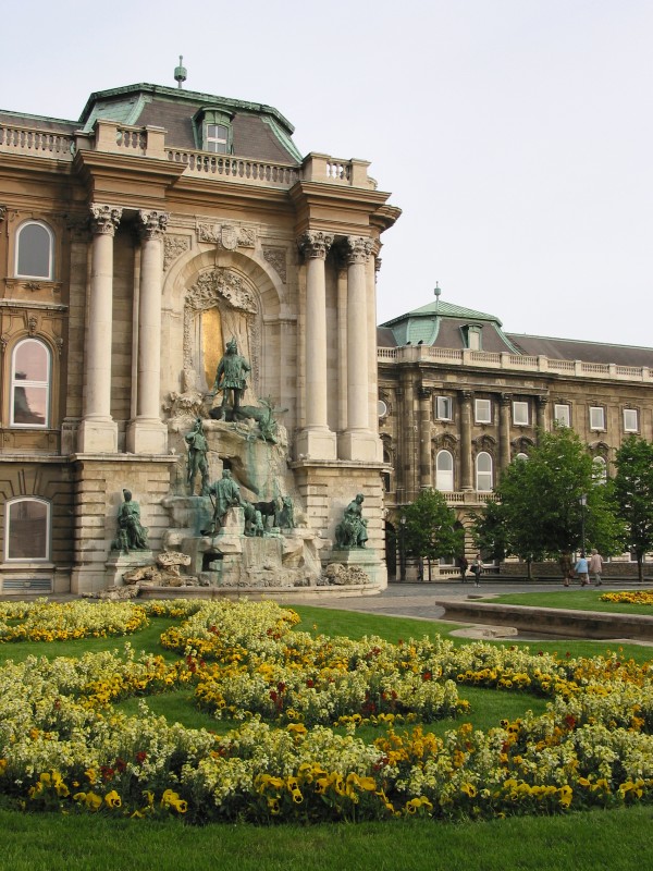 Königspalast des Budaer Schlosses in Budapest 