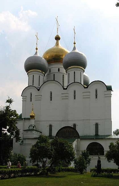Novodevichy Monastery, Moscow founded in 1524 - Cathedral dedicated to the icon Our Lady of Smolensk 