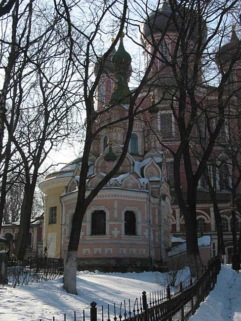 Donskoy Monastery founded in 1591, Moscow part of Monastery: Church of Ioanna Lestvichnika 1898 