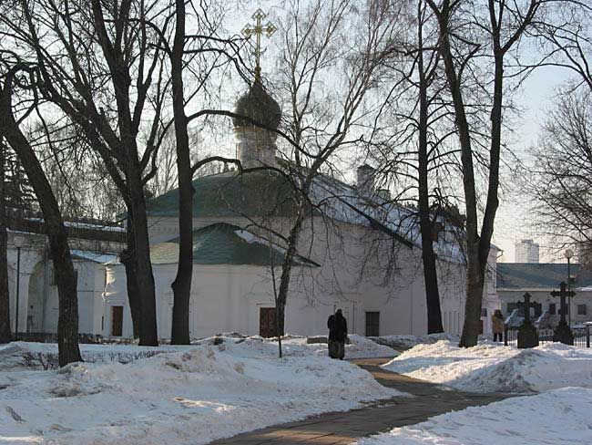 Couvent de Novodievitchi fondé en 1524 à Moscou - Eglise Saint-Amvrosia 