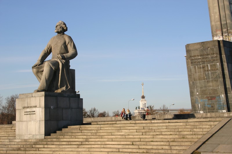Denkmal für die Eroberer des Weltraums in Moskau 