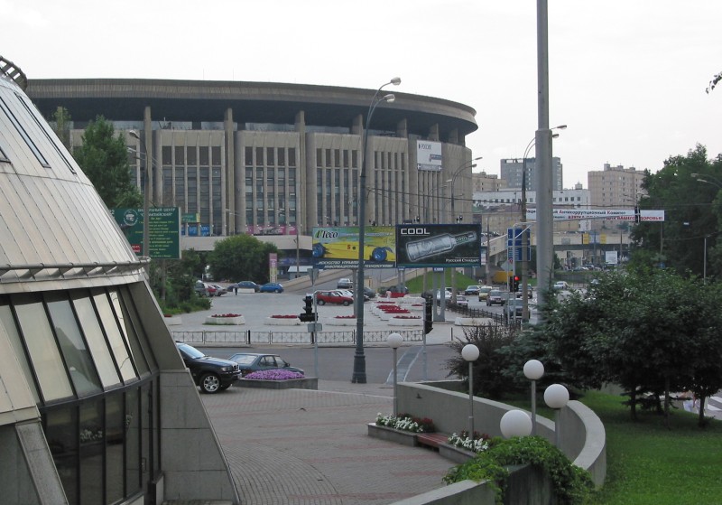 Stade couvert olympique à Moscou 