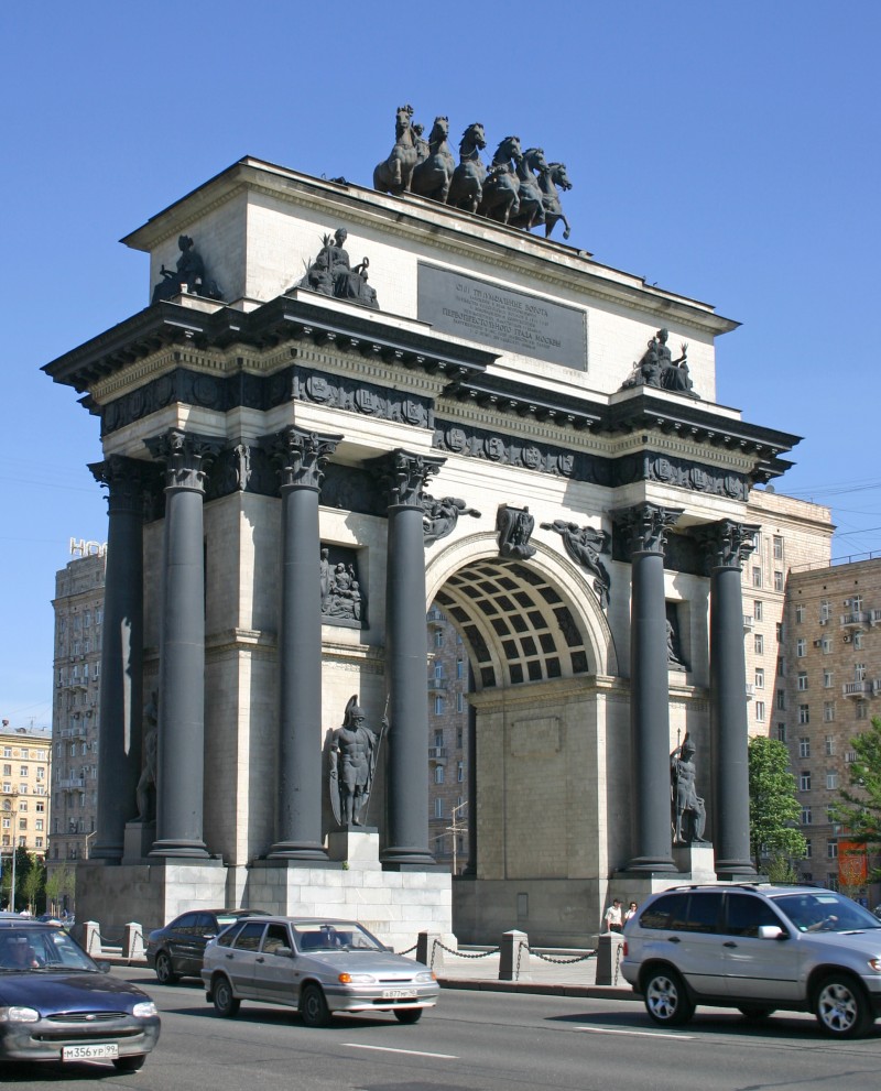 Triumphbogen in Moskau 