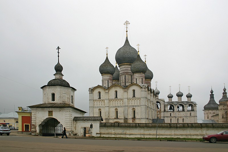 Assumption cathedral 12 century, Kreml. Rostov (Rostov the Great), Yaroslavl Oblast, Russia 