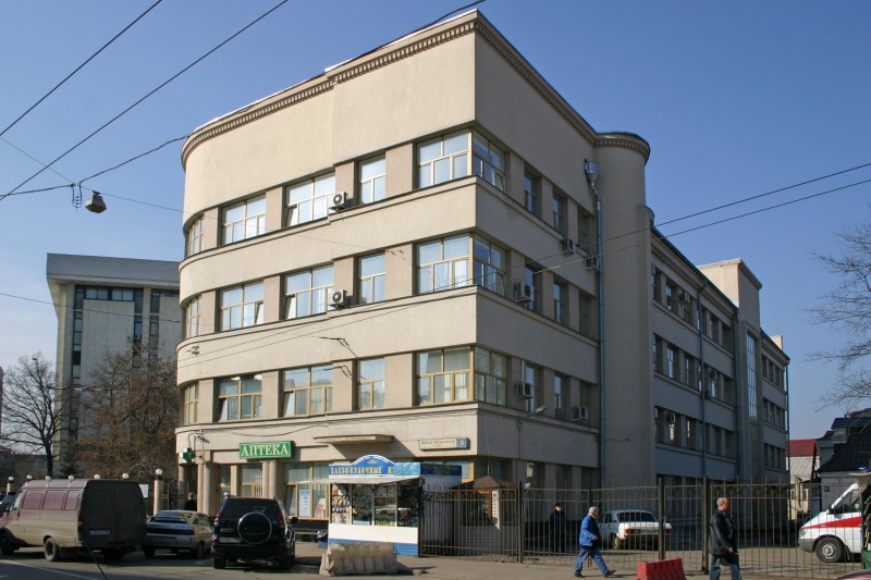 Clinic for the Comissariat of Railways (1933-1936), Moscow 