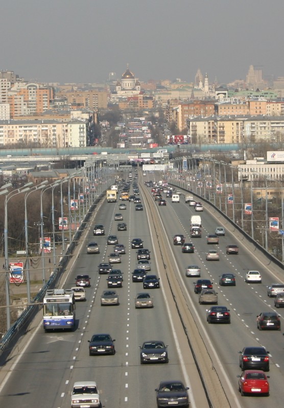 Luzhnetsky-Metro-Brücke, Moskau 