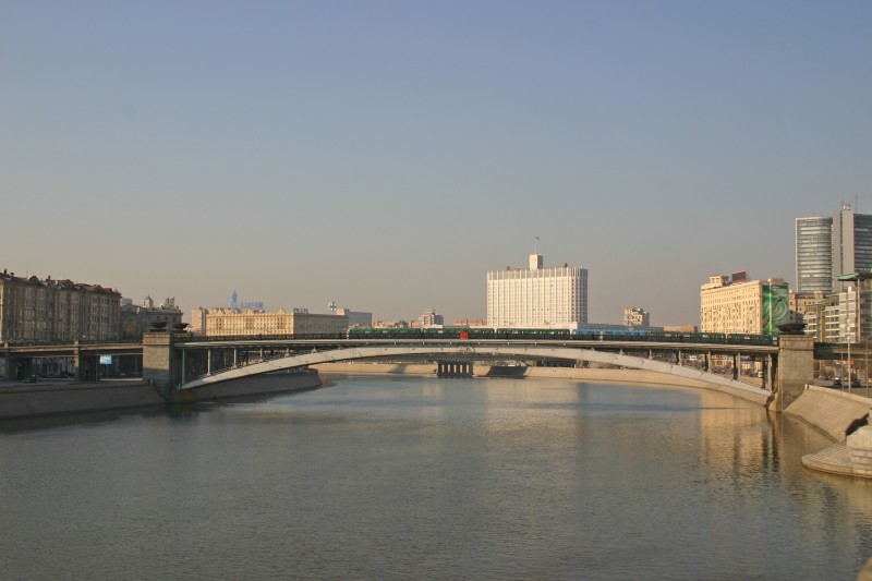 Smolensky Metro Bridge, Moscow 