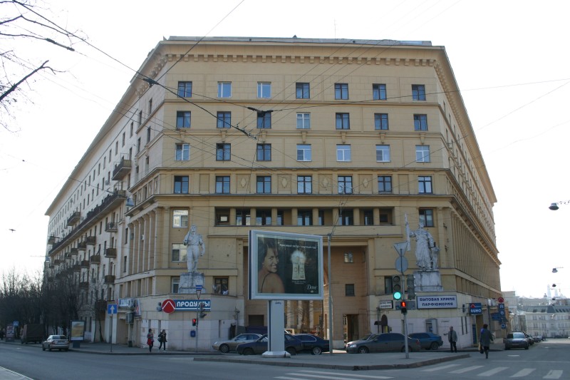 Apartment building Yauzsky Boulevard, 2, 1936-1941 