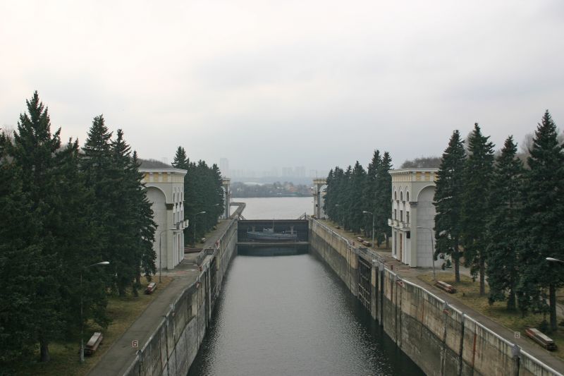 Moskau-Wolga-Kanal - Karamishevsky-Schleuse 