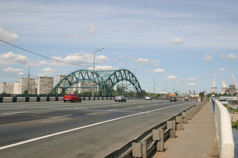 MKAD - Besedinsky most across Moskva river 