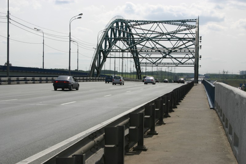MKAD - Besedinsky most across Moskva river 