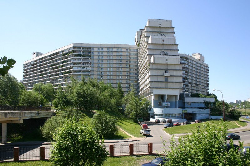 Experimenteller Wohnkomplex Severnoje Tschertanowo in Moskau 