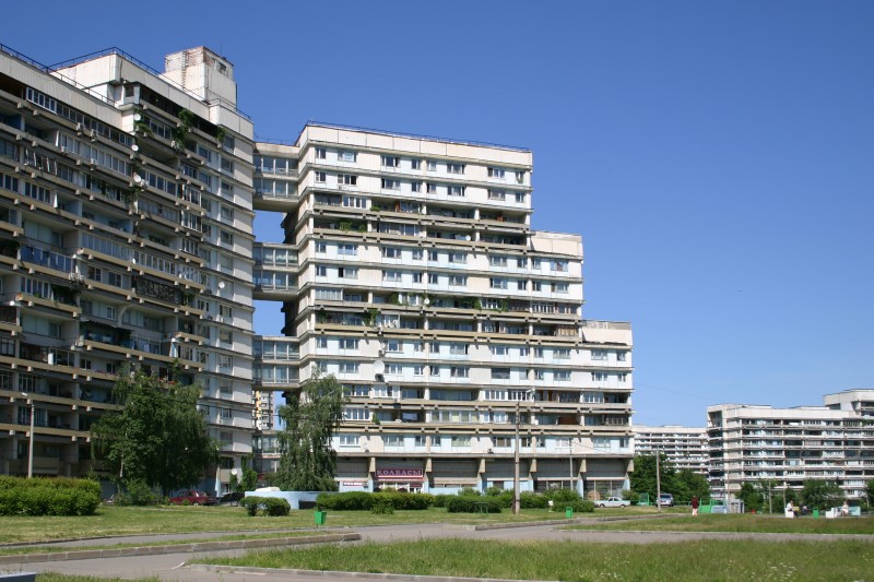 Experimenteller Wohnkomplex Severnoje Tschertanowo in Moskau 