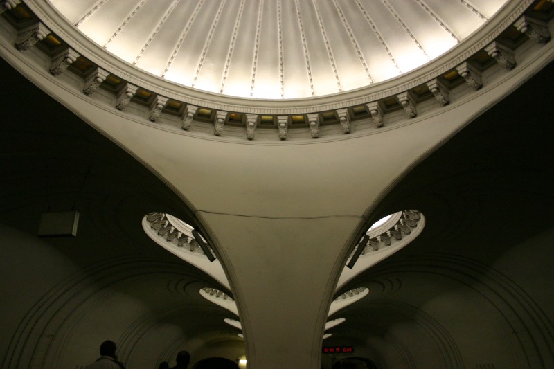 Sokol metro station, Moscow 