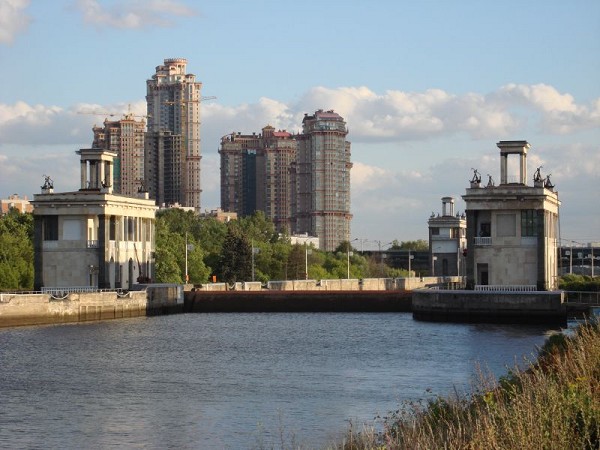 Moscow Canal - Lock no. 8 at Moscow 