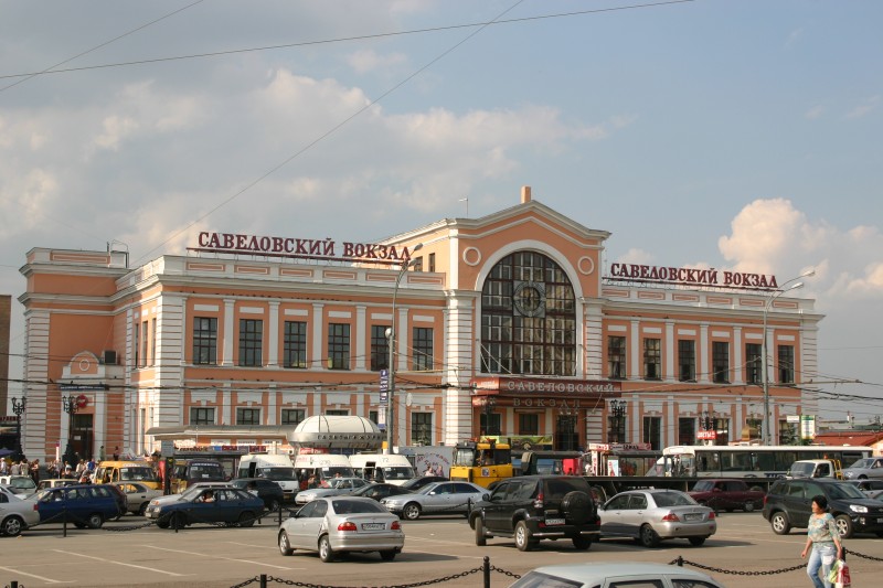 Savelovsky-Bahnhof in Moskau 