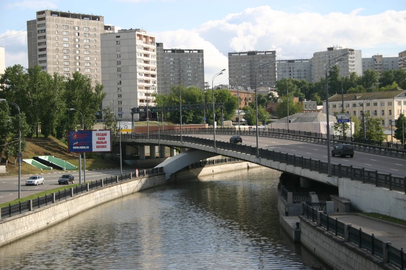 Pont sur la Yauza du troisième périphérique de Moscou 