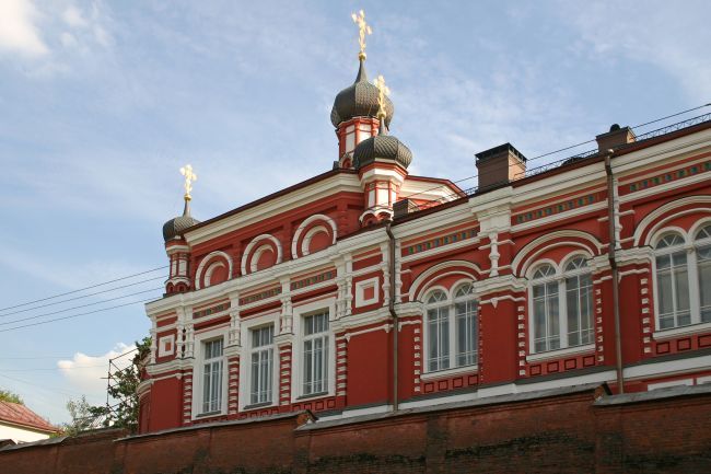 Rozhdestvensky or Nativity Monastery in Moscow - Church of Our Lady of Kazan 1904-1906 (arch. P.A.Vinogradov) 