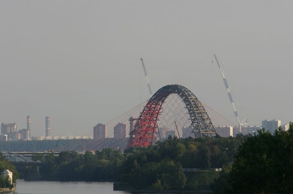 Serebjany-Bor-Brücke, Moskau 