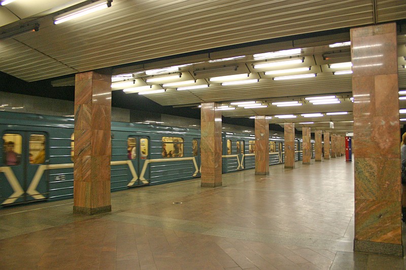 Pechatniki metro station, Moscow 