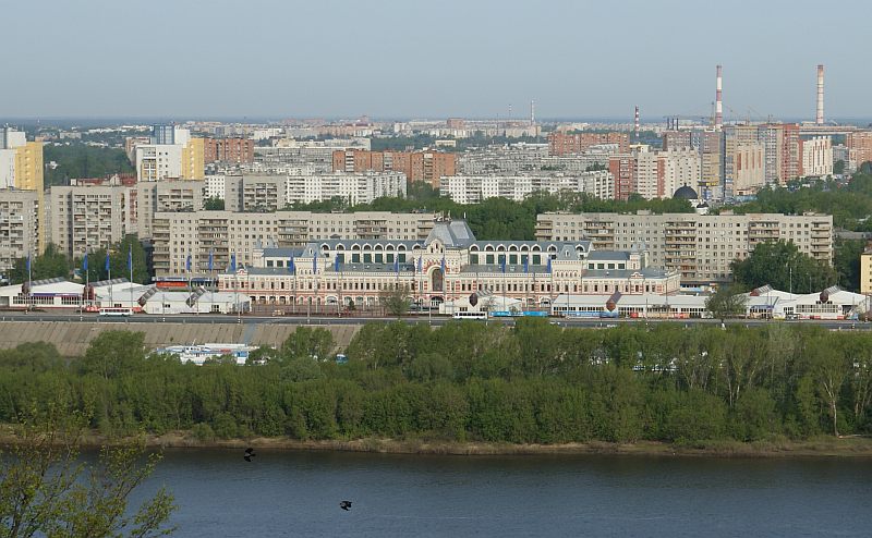 Makaryev Fair, Nizhny Novgorod, Nizhny Novgorod Oblast, Russia. Main building completed in 1890 