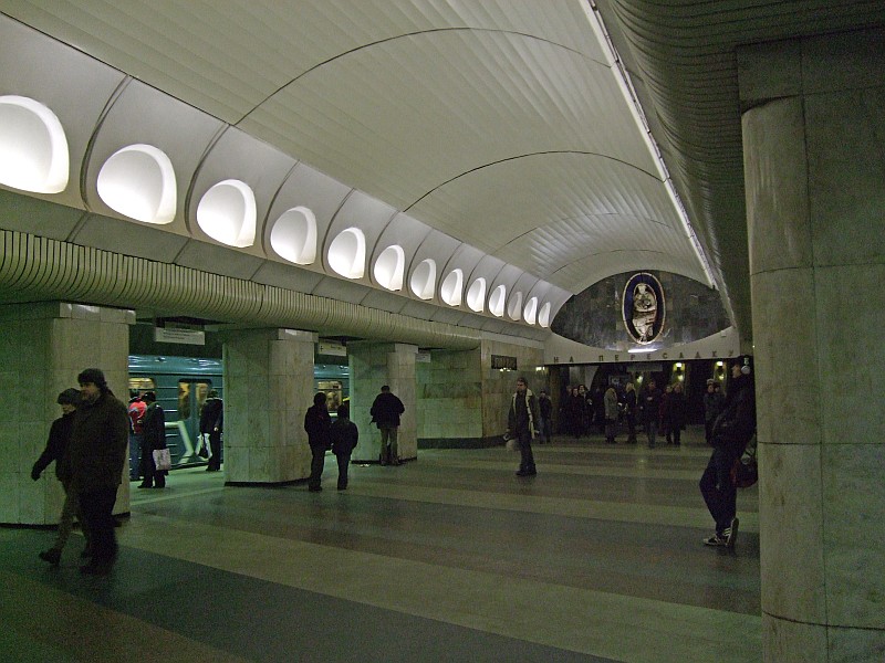 Rimskaya metro station, Moscow, Russia 