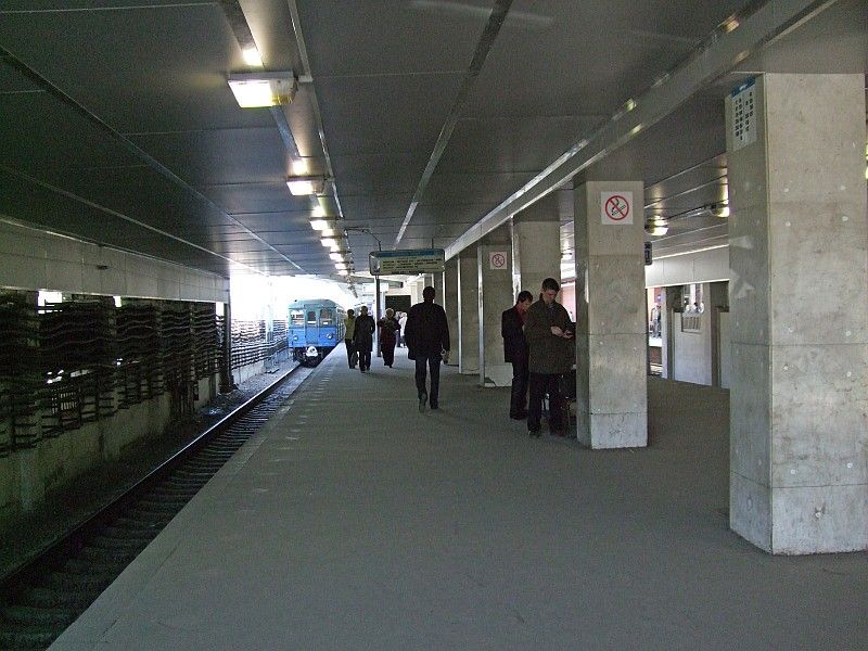 Kuntsevskaya Metro Station (Moscow) - 1965 platform 