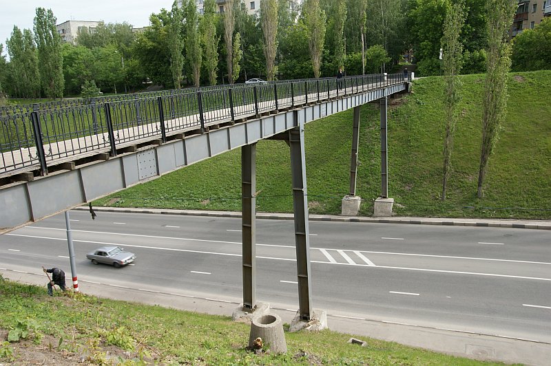 Pedestrian Bridge No. 4 at Nizhny Novgorod, Nizhny Novgorod Oblast, Russia 