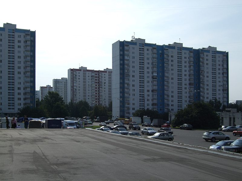 Olympic Village 1979 – Eighteen 16-story buildings, Concerthall (now theatre), Sportcomplex, museum defence of Moscow, stores 