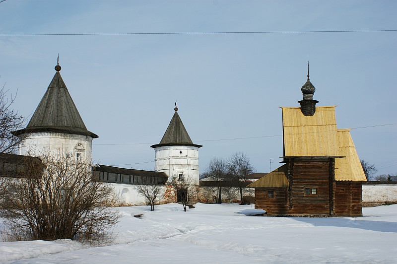 Monastery of Archangel Michael 17th–18th centuries. Yuryev-Polsky, Vladimirskaya Oblast, Russia 