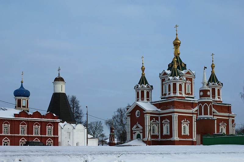 Brusensky monastery, Krestovozdvizensky cathedral 1858 Kolomna, Moscow Oblast, Central Federal District, Russia 