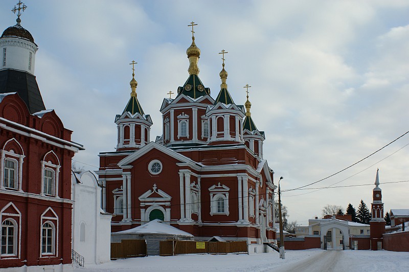 Brusensky monastery, Krestovozdvizensky cathedral 1858 Kolomna, Moscow Oblast, Central Federal District, Russia 