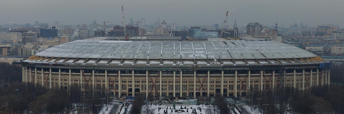 reconstruction of stadium of Lenin 